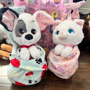 Disney Babies Patch and Marie Plush